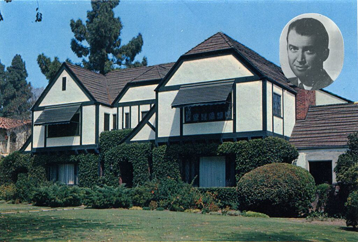 Jimmy Stewart Home on Roxburry Drive, Beverly Hills, Los Angeles Tours